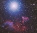 IC 59 a 63 mlhoviny emisní u hvězdy Gamma v souhv.Casiopei.      8.10.2018