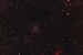Celý snímek nová úprava.M52 dole část   mlhoviny Bublinky.